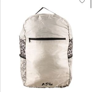 APL Nylon backpack cream neutrals leopard